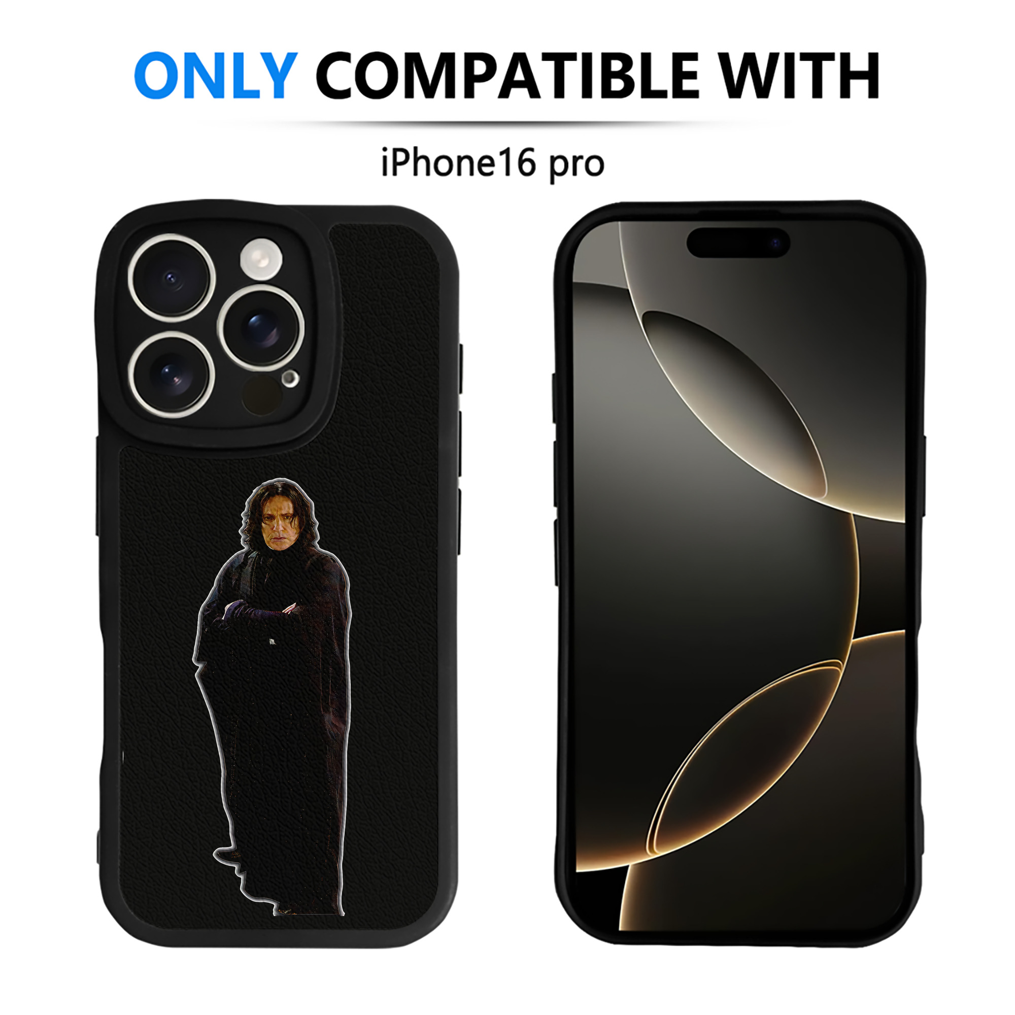 （画像用） Harry Potter ハリー・ポッターシリーズ 【iPhone 16シリーズ対応】シリコンスマホケース（レザー調） 材質：シリコン